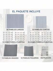 Shelving And Storage Cabinets, 8-Compartment Shelving Unit, Practical For Home Storage. - Light Grey - View 9