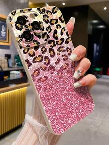 Leopard Print Painted Minimalist Stylish Creative Shockproof Phone Case Compatible With IPhone 17/17Pro/17ProMax, 16/11/16Pro/16Plus/16ProMax/16E/15ProMax/13/14/12/XS/XR/7G/8P, Galaxy S25/S25Plus/S25 Ultra/A16/A36/A26/A56/A50/A12/A32 - Multicolor - View 2