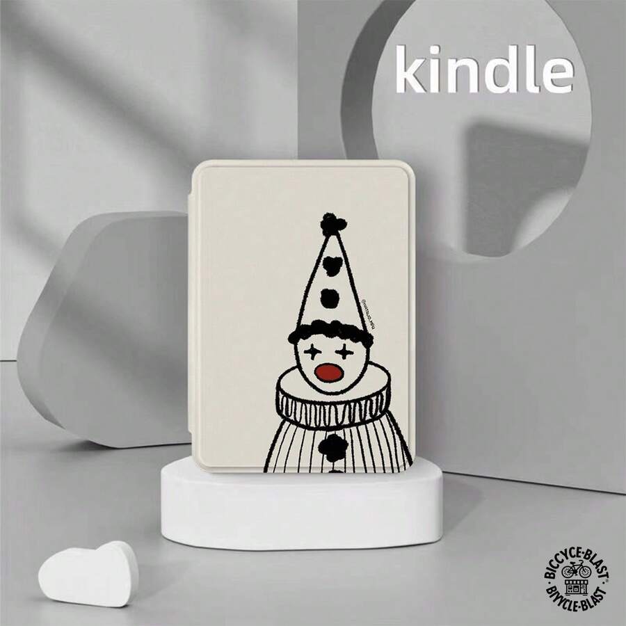 高级通用小丑电子阅读器保护套：纤薄轻巧，防摔防震，方便携带，采用全方位防摔设计。兼容多种电子阅读器型号，确保您出行无忧。 - 彩色 - 查看 1