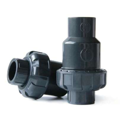 1pc 20mm ID UPVC Check Valve One Way Non-Return Valve Aquarium Water Air PVC UK