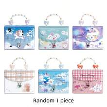 Japanese Bead Chain Lock Release Sticker Notebook, Loose Leaf Notebook, Dreamy Cartoon Sticker Storage Notebook Binder - Multicolor - View 10