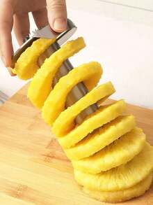 1 dụng cụ gọt và cắt dứa bằng thép không gỉ, dễ vệ sinh, thích hợp sử dụng trong kinh doanh, gia đình, khách sạn, nhà hàng, siêu thị và xe bán đồ ăn (kiểu ngẫu nhiên). (Sản phẩm này được làm bằng thép không gỉ, và trong quá trình vận chuyển, do sự va đập mạnh của người vận chuyển, sản phẩm có thể bị trầy xước nhẹ, nhưng những vết trầy xước này sẽ không ảnh hưởng đến việc sử dụng bình thường!) - Nhiều màu - Xem 8