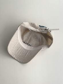 1顶极简字母刺绣棒球帽，百搭休闲帽，适合所有季节 - 彩色 - 查看 6