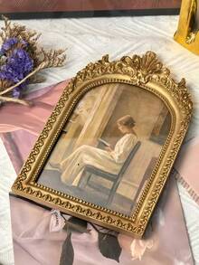复古欧式金色拱形相框，装饰相框，适合家居装饰和照片展示，是生日、毕业等场合的理想礼物。（请注意产品尺寸） - 彩色 - 查看 13