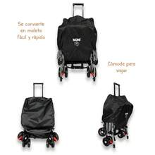 Carriola De Viaje Tipo Maleta Mango Abatible. Noni Is-555 R. - Rosa - Ver 7