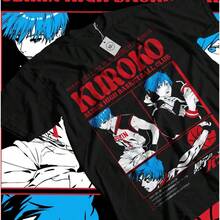 Kuroko No Basketball Jersey, Anime Shirt, Gift For Ryota, Kise, Daiki, Aomine, All Sizes - 黑色 - 查看 2