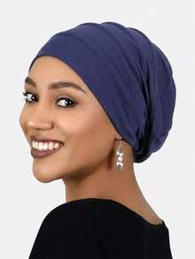 1pc Women's Headscarf Cap, Maternity/Chemo Cap, Sleeping Cap, Hair Care Soft Cap, Suitable For Daily Use - Multicolor - View 12