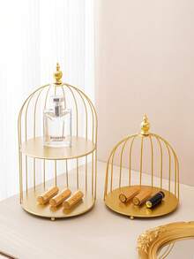 1个金色鸟笼首饰收纳架，首饰展示架 - 彩色 - 查看 10