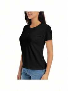 Nightmare Before Christmas Jack Sally Women's Cotton TShirt, Pure Cotton HighQuality Print, Durable And Longlasting, Casual And Fashionable - Black - View 4