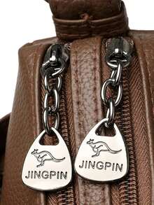 LANYIBAIGE 休闲女士手提包，柔软PU皮革单肩斜挎包，2026新款时尚女士斜挎包 - 棕色 - 查看 9