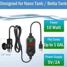 Aquarium Heaters & Chillers - Black - View 2