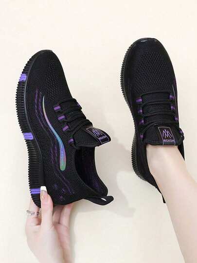 Tenis deportivos casuales para mujer Zapatos Negros , Nuevos zapatos casuales para mujer,Tenis Deportivos, Antideslizantes Y Transpirables Para Mujer,negros transpirables antideslizantes cómodos duraderos ligeros