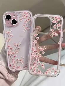1 elegante funda para teléfono, no incluye cordón ni soporte. ¡A prueba de golpes con diseño de plantas, flores y bosque! Funda Transparente de Doble Capa GreenLeaf con Ventana para Lentes, Protección Completa a Prueba de Golpes, Diseño GreenLeaf de Alta Claridad, Compatible con 11/12/13/14/15/16/16 Pro. /12Pro/13Pro/14Pro/15Pro/16Pro/14Plus/15Plus/16Plus/12ProfesionalMax/13ProfesionalMáx. /14ProfesionalMáx. 15ProfessionalMax. /16ProfesionalMax,ÚltimosManzana17/17Pro/17Profesio - Rosa 7 - Ver 7