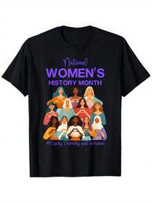 Camiseta "La Igualdad No Daña a Nadie" - 100% Algodón, Cuello Redondo, Manga Corta, con Diseño Inspirador del Mes de la Historia de las Mujeres - Regalo Ideal para Hombres y Mujeres, Familiares, Amigos en San Valentín, Halloween, Día de Acción de Gracias, Navidad - Tallas S a XXXL - Negro - Ver 1