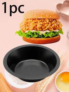 1个/2个/4个/6个/8个迷你派盘，5英寸可重复使用圆形派盘，不粘小派盘，碳钢圆形派盘，小型金属烤盘，适用于蛋糕、面包、肉类和甜点 - 彩色 - 查看 6