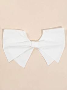 1pc Women's Fashion Double-Layer Big Bow Detachable Collar, Suitable For Pairing With Shirts, Tops, Dresses, For Dates, Outings, Stage Performances,Graduation Outfit,Disco - Multicolor - View 9