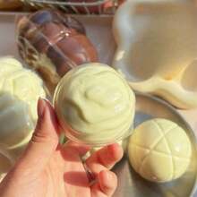 1个冰淇淋造型的慢回弹玩具 - 解压玩具 - 软捏玩具 - 捏捏乐玩具 - 指尖玩具 - 史迪奇玩具 - 旅行玩具 - 课堂指尖玩具 - 迷你洗澡玩具 - 圣诞文具减压球，生日礼物，完美礼物，复活节礼物，圣诞节礼物，万圣节礼物，平安夜礼物 - 彩色 - 查看 7