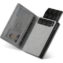 ¡RecomendadoVULKIT Tarjetero de Crédito Protección RFID Anticlonación con Monedero, Cartera Minimalista para Hombre con Caja de Regalo, Marrón¡Top de Temporada - Negro - Ver 1