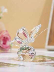 1 pieza Mariposa de cristal transparente de lujo y creativa - 1 pieza - Ver 7