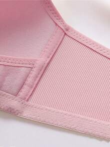 Hart & Haze Sujetador de lactancia para mujeres embarazadas con cierre frontal y tirantes ajustables, unicolor - Rosa - Ver 5