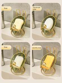 Khay đựng xà phòng hình thỏ, giá đựng xà phòng cao cấp dùng trong gia đình có lỗ thoát nước, kệ đựng đồ phòng tắm tối giản và thời trang. - hộp xà phòng - View 8