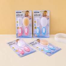 1件套婴儿头发和身体刷套装，软毛洗发刷，沐浴按摩刷，护发羊毛刷 - 彩色 - 查看 6