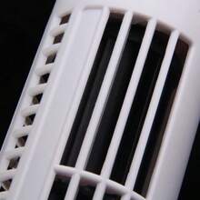 Ventilador de Torre portátil, silencioso, sin aspas, Ventilador eléctrico de 2 velocidades, Ventilador de Torre Alimentado por USB, Ventilador de Aire Acondicionado Vertical para Interior - Blanco y Negro - Ver 7