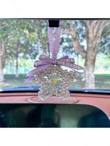 New Car Pendant Creative Interior Mirror Decoration Car Pendant Crystal Five-Pointed Star Decoration Car Pendant - Five-pointed Star Ornament - View 4