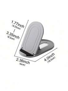 1pc Foldable Phone/Tablet Stand - Portable Ultra-Thin Desktop & Bedside Holder, Multi-Functional Creative Stand, Small Gift - Multicolor - View 4