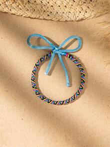 A Bohemian-Style Braided Tassel Charm Lucky Rope. A Couple's Bracelet. A Friendship Bracelet For Good Friends. Suitable For Daily Wear And As A Gift For Festivals. - Multicolor - View 18
