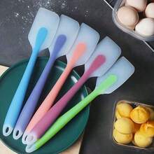 High Quality Silicone Spoon Set - 1 Blue, 1 Pink, 1 Purple, 1 Light Pink, 1 Dark Pink - Non-Stick, Heat Resistant Kitchen Utensils, Suitable For Cooking & Baking, FDA Approved, Dishwasher - Ideal For Home Chefs & Bakers - Great For Daily Use And Gifting - Multicolor - View 15