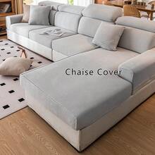 1 tấm bọc ghế sofa co giãn, chống thấm nước, chất liệu jacquard, kiểu dáng hiện đại tối giản, chống trượt, phù hợp cho ghế sofa hình chữ L và sofa 1/2/3/4 chỗ ngồi, dùng được cả bốn mùa. - Màu Xám nhạt - Xem 15