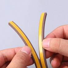 Tira de sellado autoadhesiva para puertas y ventanas DIPE, junta de goma a prueba de golpes para ventanas de vidrio, tira de espuma insonorizante - Múltiples estilos - Ver 4