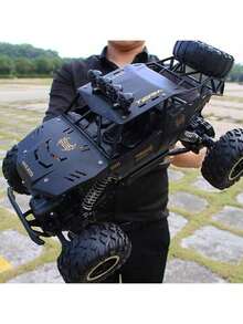 4DRC 1:12/1:16 RC Monster Truck With Big Tires 4WD 2.4Ghz Remote Control Toy, Rechargeable Battery, Gift For Children, Birthday/Holiday - Black - View 12