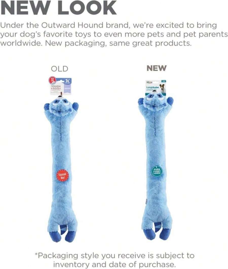 Outward Hound Longidudes Raccoon Plush &Amp; Squeaky Dog Tug Toy - ColorG - 查看 1