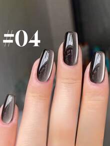 MISS SHAKA 10毫升春夏美甲情人节礼物美甲粉蓝黑玻璃珠猫眼凝胶指甲油高密度百搭美白当季流行美甲沙龙家用DIY美甲用品 - 彩色 - 查看 6