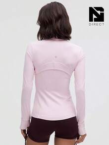 Lululemon Define Jacket Nulu Blush Quartz-For Yoga Gym Running-Sweat-Wicking-Yoga-All Seasons Sport-Spring/Summer-Autumn/Winter-Back To School- Mother's Day Gifts-Father's Day Gift - Pink Organza - 查看 3