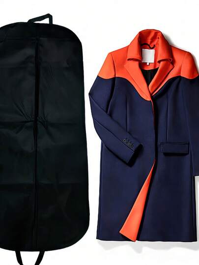 5pcs Transparent Garment Dust Cover Bags, Washable Suit Dress Coat Protector Storage Bags, Closet Organizer For Spring