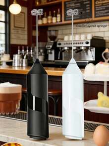 电动奶泡器，手持式奶泡器，咖啡、卡布奇诺、拿铁奶泡器 - 彩色 - 查看 1