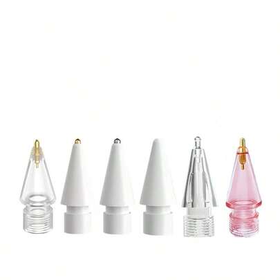 Punta de lápiz de repuesto compatible con Apple Pencil Pro, la punta de lápiz actualizada compatible con Apple 2nd 1st Gen USB-C, así como con el lápiz digital Crayon, precisa, silenciosa, punta de lápiz tipo aguja para escribir