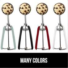 Premium StainlSteel, Spring-Loaded Scoop for Fruit, Cookie and Ice Cream, Easy Squeeze and Clean Release, Comfortable Handle, - Menta - Ver 7