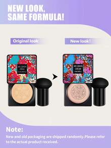 HANRU 控油BB粉底帶化妝海綿,防水不易脫妝提亮皮膚 - 裸色 - 查看 4