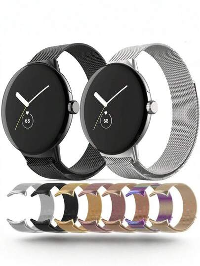 1 Stück Modische Metallarmband für Damen, geeignet für 41mm Uhrenmodelle 1/2/3/4, luxuriöses Milanaise-Mesh-Magnetarmband, stilvoller Smartwatch-Armband, eleganter Ersatz-Armreif, geeignet für Outdoor-Aktivitäten, Reisen und Partys, perfektes Weihnachts-/Geburtstags-/Jahrestags-Geschenk für Freunde und Familie