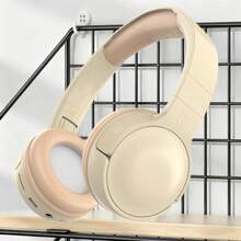 1pc Retro Wireless Headphones, Over-Ear Wireless Sports Headphones, Wireless Stereo Headphones With Vintage Design For Women, Deep Bass Wireless Gaming Headset Compatible With Apple And Android Phones, 360° Surround Sound, Ergonomic Design, Lightweight And Comfortable, Great Gift - Multicolor - View 25