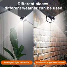 Đèn tường LED năng lượng mặt trời cảm biến chuyển động 100 bóng, pin Li-Ion sạc tích hợp, sạc bằng tấm pin mặt trời, không tiêu thụ điện năng, đèn ngoài trời 3 chế độ chiếu sáng, cảm biến ánh sáng tự động bật/tắt, đèn ngủ LED an toàn, thích hợp cho sân hiên, ban công, nhà để xe, chuồng ngựa, vườn, lối vào nhà, lý tưởng cho Ngày Valentine, Ngày của Mẹ, mùa cưới, mùa tựu trường, Giáng sinh, Halloween. - Đèn tường cảm biến ánh sáng chạy bằng năng lượng mặt trời - Xem 6