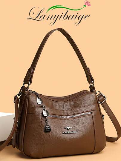 LANYIBAIGE Casual Women Handbag Soft PU Leather Shoulder Crossbody Bags For Women 2026 New Fashion Ladies Messenger Tote Bag
