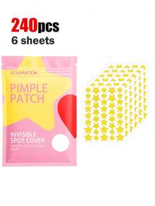 480片粉色、黑色、白色、蓝色、紫色、绿色星星图案脸部贴纸,拍照、脸部彩绘必备,适用于各种派对、聚会和娱乐活动。240/40片套装,经济实惠,可用于房间装饰、梳妆台、旅行、卧室、化妆配件、圣诞礼物、化妆工具、廉价商品、礼品、女士礼物、圣诞礼物、赠品、旅行、廉价物品、旅行必备品 - 粉色 - 查看 11