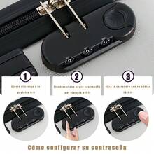 Set Maletas Kit Viaje Mano Avion 20in Con Caja  Maquillaje - Albaricoque - Ver 11