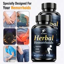 Fulimiks Fast Effective Hemorrhoid Treatment Supplements, Promote Symptom Relief, Shrinking Of Hemorrhoids, Ease Discomfort, Powerful Formula - Bộ 2 chai - Tiết kiệm - Xem 1