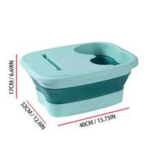 Foot Soaking Bath Basin - Foldable Foot Bath Bucket - Foot Bath Massager, Foot Soak Bath Tub With Massaging Rollers - Stress Relief Foot Spa, Foldable Bucket Large Foot Soaking Tub Bucket Foldable Foot Bath Tray, Foot Bath Tool - Bath/Bathroom Accessories - 彩色 - 查看 13